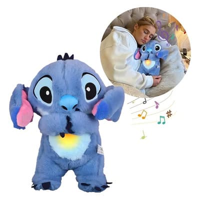 Peluche De Stitch Para Aliviar La Ansiedad Con Sonido Y Respiración, Azul - $297.00 en Mercado Libre | PrecioMX