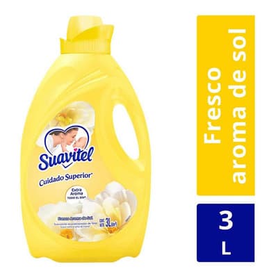 Suavizante De Telas Suavitel Cuidado Superior Fresco Aroma De Sol 3l - $144.53 en Mercado Libre | PrecioMX