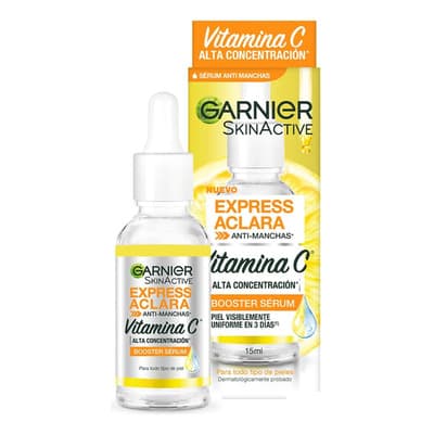 Garnier Express Aclara Sérum Anti-Manchas Vitamina C 15 ml - $175.75 en Mercado Libre | PrecioMX