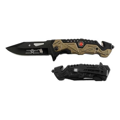 Navaja Táctica Marines Café