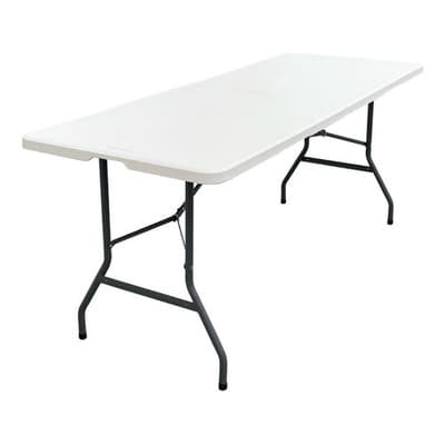 Mesa Plegable De Plástico Styrka Tipo Portafolio 1.80m Color Blanco - $703.00 en Mercado Libre | PrecioMX