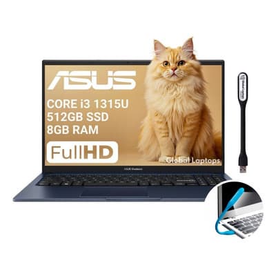Asus Vivobook Core I3 1315u 512gb Ssd 8gb Ram Intel Uhd Graphics Pantalla 15,6 Fhd 1920 X 1080 Incluye Windows 11 Instalado Laptop F1504va Con Regalo Azul - $8,033.33 en Mercado Libre | PrecioMX