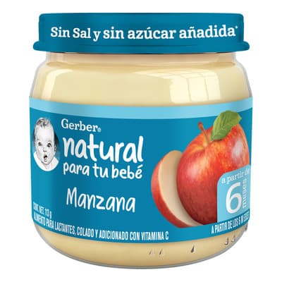 Papilla Gerber Etapa 2 Manzana, A Partir De 6 Meses, Frasco De 113 G - $17.90 en Mercado Libre | PrecioMX