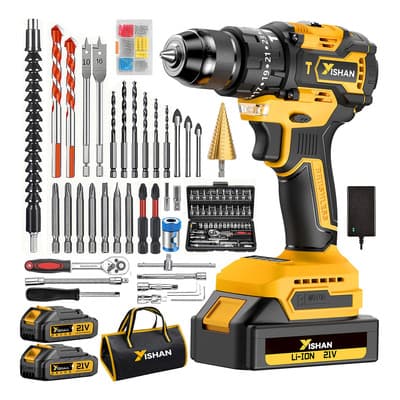 Taladro Rotomartillo De Impacto Inalámbrico Sin Escobillas 13mm, YISHAN V950 taladro amarillo y negro de , Taladro Eléctrico Percutor, Destornillador, Atornillador Con Kit Matracaa - $753.94 en Mercado Libre | PrecioMX