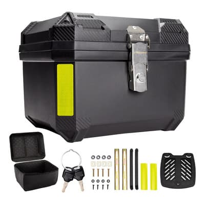 Caja Moto Trasera Cajuela 36lt Maletero Acojinado Con Llaves Color Negro - $899.00 en Mercado Libre | PrecioMX