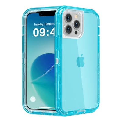 Funda Case De Uso Rudo 360 Para iPhone Transparente Antigolpes Con Marco Frontal 3 En 1 Desarmable Tpu + Pc Engrosamiento Múltiple Para Evitar Caídas Para iPhone 12/12pro Azul Orilwoya - $98.00 en Mercado Libre | PrecioMX