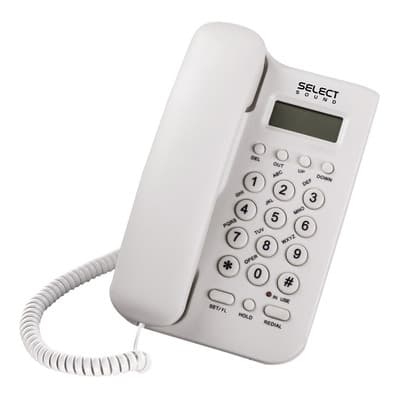 Teléfono De Escritorio Select Sound Alámbrico Con Caller Id Color Blanco - $315.00 en Mercado Libre | PrecioMX