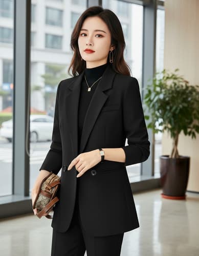 Conjunto 2 Piezas Traje Para Mujer Blazer Y Pantalón - $276.00 en Mercado Libre | PrecioMX