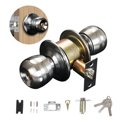 Cerradura Chapas De Perilla Para Puertas Acero Inoxidable Color Inox - $98.00 en Mercado Libre | PrecioMX