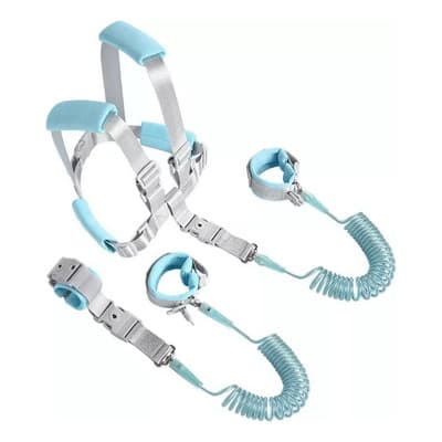 Tethram Arnés De Seguridad Con Correa De 2.5m Y Llave Para Bebés Y Niños Color Azul Liso - $147.40 en Mercado Libre | PrecioMX