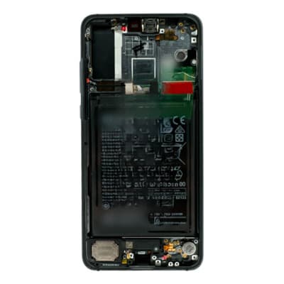 Pantalla Display Compatible Huawei P20 Pro Marco Y Pila Color Negro