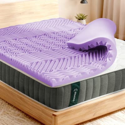 Colchoneta Memory Foam Individual Topper Dreamlab Zonas, 5 Cm De Grosor Con Infusión Lavanda, Sobrecolchón, Agrega Comodidad A Tu Colchón - $920.00 en Mercado Libre | PrecioMX