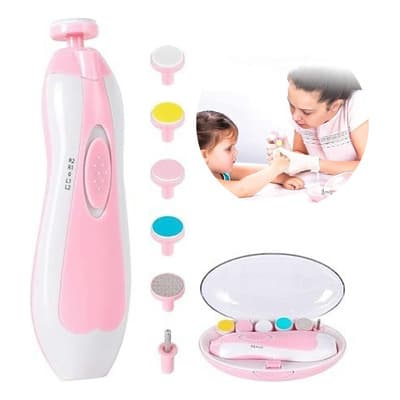 Eonspark Herramienta Eléctrica Para El Cuidado De Las Uñas Para Bebés Con Lima Eléctrica Y Luz Ledcortaúñas Para Bebé Kit Cuidado Para Bebé Kit De Higiene Bebé Kit Higiene Bebé (color Rosa) - $148.00 en Mercado Libre | PrecioMX