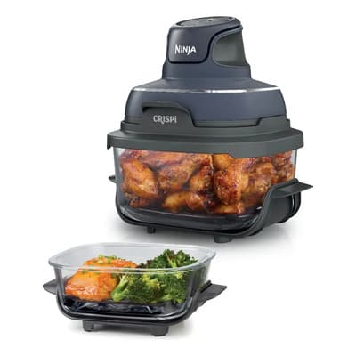 Ninja Crispi Freidora De Aire De Vidrio 4-en-1 Negro Negro - $4,499.00 en Mercado Libre | PrecioMX