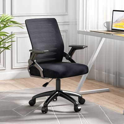 Silla De Oficina Escritorio Ergonómica Giratoria Ejecutiva Color Negro Completo Material Del Tapizado Algodón - $1,313.00 en Mercado Libre | PrecioMX