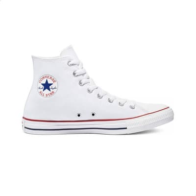 Converse All Star Chuck Taylor Unisex Adultos Liso Classic High Top Optical White 9.5 Us