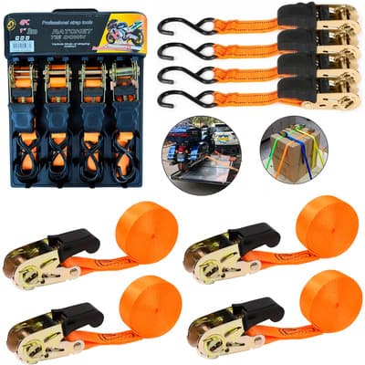 Sujetador Matraca 4pz Auto Moto Carga Agarre Eslinga 250kg Naranja 4pz - $227.47 en Mercado Libre | PrecioMX