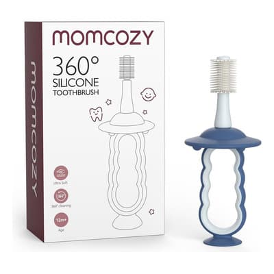 Momcozy Cepillo De Dientes Bebés Mayores 6 Meses En Adelante, Limpiador Bucal, Limpiador De Lengua Para Bebés Azul - $220.97 en Mercado Libre | PrecioMX