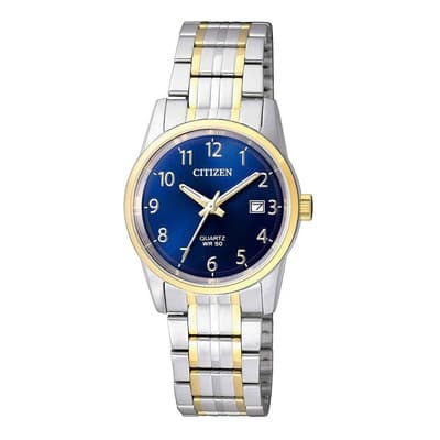 Citizen Quartz Dama Dorado Eu6004-56l Color Del Fondo Azul - $2,534.00 en Mercado Libre | PrecioMX