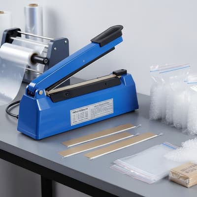 Sellador De Bolsas 30cm 150w Lagom T200 Ancho De 3mm Largo De 20cm De Calentamiento 7ajustes Para Sellar Bolsa De... Azul - $294.41 en Mercado Libre | PrecioMX