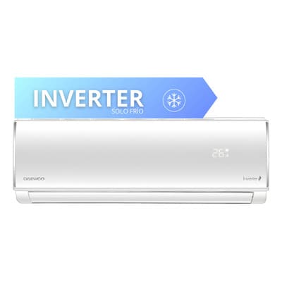 Minisplit Inverter R32 Daewoo 1 Tonelada 12000 Btu Frio - Blanco