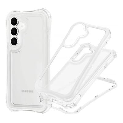 Funda Para Samsung Galaxy A26 Efecto Matte Translúcido, Reforzada 3 Piezas En 1 Uso Rudo Agarre Ergonómico Esquinas De Alto Impacto Uso Rudo... (transparente) - $98.99 en Mercado Libre | PrecioMX