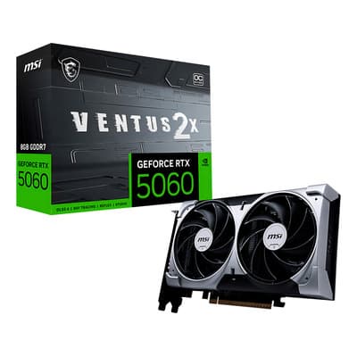 Tarjeta De Video Msi Geforce Rtx 5060 Ventus 2x Oc 8gb Gddr7 - $8,489.00 en Mercado Libre | PrecioMX