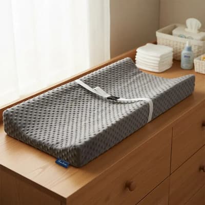 Cambiador Para Bebé | Colchón De Memory Foam Espuma De Alta Densidad | Medidas 80x40x10 Cm | En Caja | Impermeable A... Gris Oscuro - $899.00 en Mercado Libre | PrecioMX