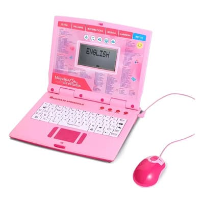 Computadora Laptop De Juguete De Español Ingles Para Niños Color Rosa - $499.00 en Mercado Libre | PrecioMX