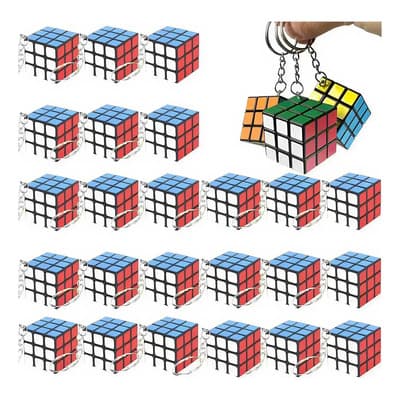 100 Llavero Cubo Rubik 3x3 Mayoreo Fiestas Cumpleaños Color - $378.10 en Mercado Libre | PrecioMX
