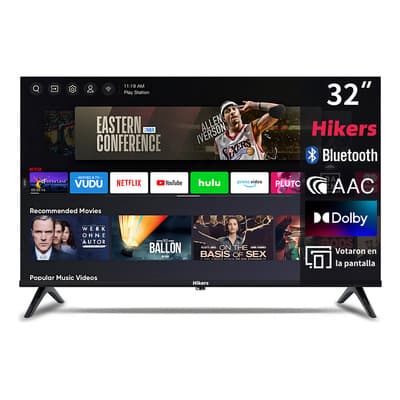 Pantalla Smart Tv Hikers 32 Pulgadas Led Hd Con Dolby/aac - $1,978.02 en Mercado Libre | PrecioMX