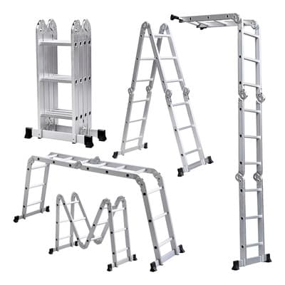 Escalera Aluminio Multiposiciones Adir 947 150kg 8 En 1 Color 52053 - $1,630.30 en Mercado Libre | PrecioMX
