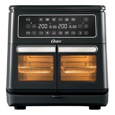 Freidora De Aire Flex 2 Zonas De Cocción 11 Litros Ckstaf11mcddf Oster Negro - $4,291.20 en Mercado Libre | PrecioMX