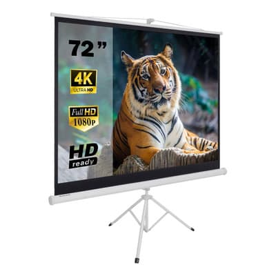 Pantalla De Proyeccion Manual Con Tripie 72 Pulgadas - $1,069.00 en Mercado Libre | PrecioMX