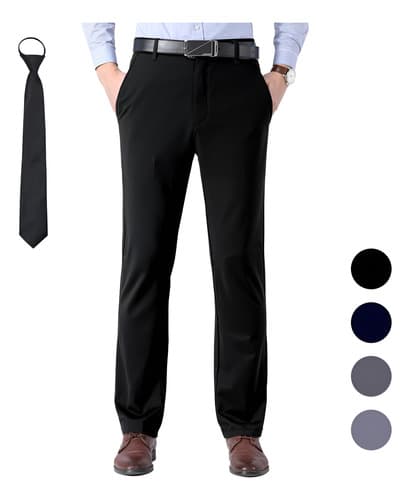 Pantalón De Vestir Casual Para Hombre Cómodo Pantalones - $202.98 en Mercado Libre | PrecioMX