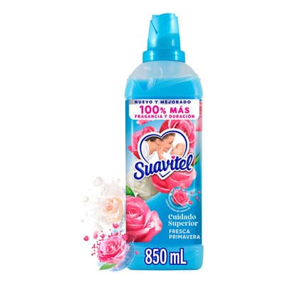 Suavizante De Telas Suavitel Cuidado Superior Fresca Primavera 850 Ml - $43.50 en Mercado Libre | PrecioMX