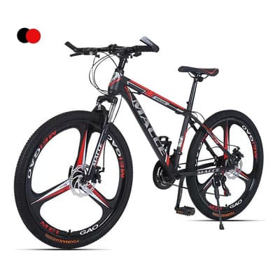 Mountain Bike Macee R26 21v Rines De 3 Divisiones Anchos Color Negro