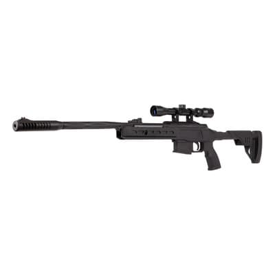 Rifle De Aire Hatsan Zada C/ Mira 4x32 Calibre 22 Mm Color Negro