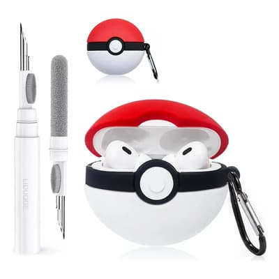 Liduode 2pz Funda Protectora Silicona Para AirPods 4 Case + Limpiador