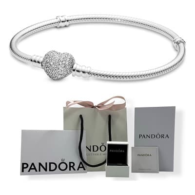 Pulsera Pandora Moments 590727cz Plata 17 Cm Mujer Color Plateado Diámetro 18 Cm - $857.14 en Mercado Libre | PrecioMX