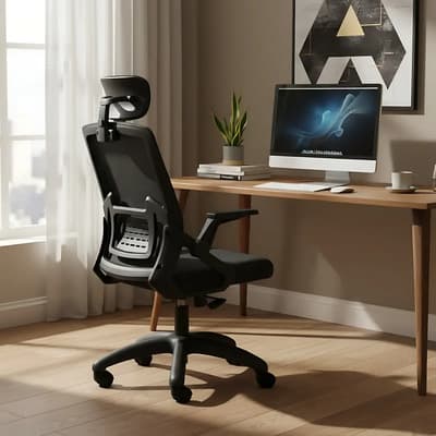 Silla Escritorio Ejecutiva Oficina Vbell Secretarial Ergonomica Negra Negro Algodón - $1,365.76 en Mercado Libre | PrecioMX