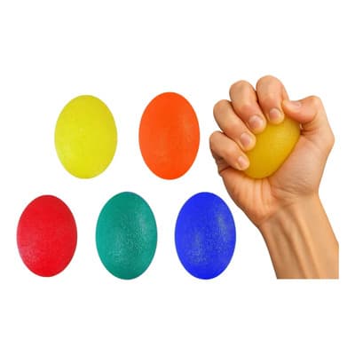 De 5 Pelota Rehabilitación Antiestrés Oval Para Mano Color Multicolor - $199.00 en Mercado Libre | PrecioMX