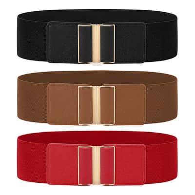 3pcs Cinturones Ancho Mujer Elástico Corset Para Vestidos