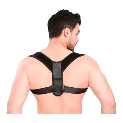 Corrector Postura De Espalda Para Corregir Joroba Unitalla Color Negro