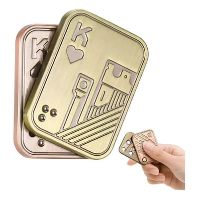 Juguetes Antiestres Fidget Toy Cubo Póquer Spinners Metalico Plateado - $89.59 en Mercado Libre | PrecioMX