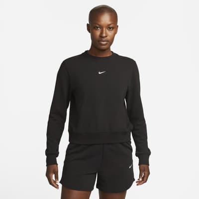 Sudadera De Cuello Redondo Nike Dri-fit One Mujer Negro