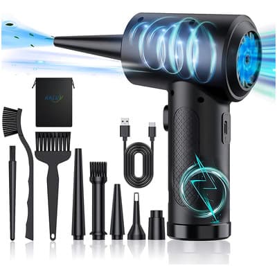 Kits Inalámbricos De Limpieza De Aire Comprimido Pórtatil Soplador De Aire 3 Modos 91000rpm Con Led 7600mah Para Limpiar Teclado Pc Auto Cámara Hogar Y Encender Parilla Inflar Pelotas De Yoga Kkluv® - $423.14 en Mercado Libre | PrecioMX