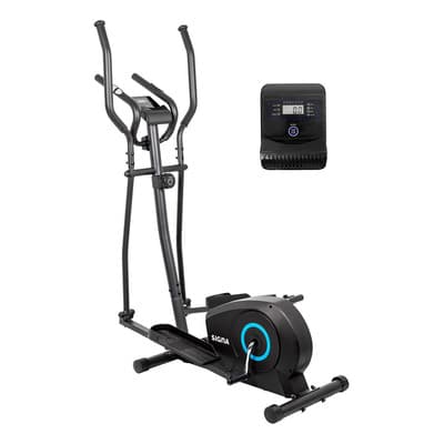 Caminadora Bicicleta Elíptica Fitness Cardio Resistencia Ajustable Ejercicio Cuerpo Completo SIGNA Color Negro