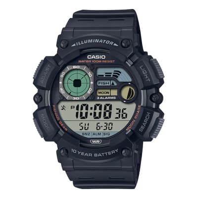 Reloj Casio Digital Ws-1500h-1av Para Hombre E-watch Color De La Correa Negro Color Del Bisel Negro - $750.18 en Mercado Libre | PrecioMX
