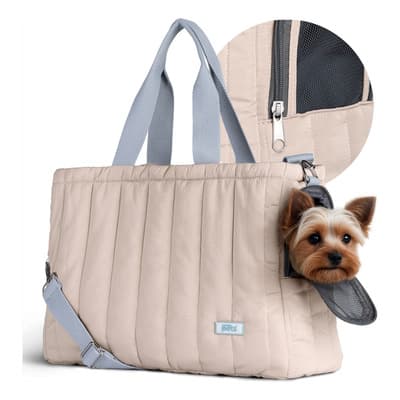 Mochila Bolsa Transportadora Perro Mascota Esquimal Pet Color Khaki